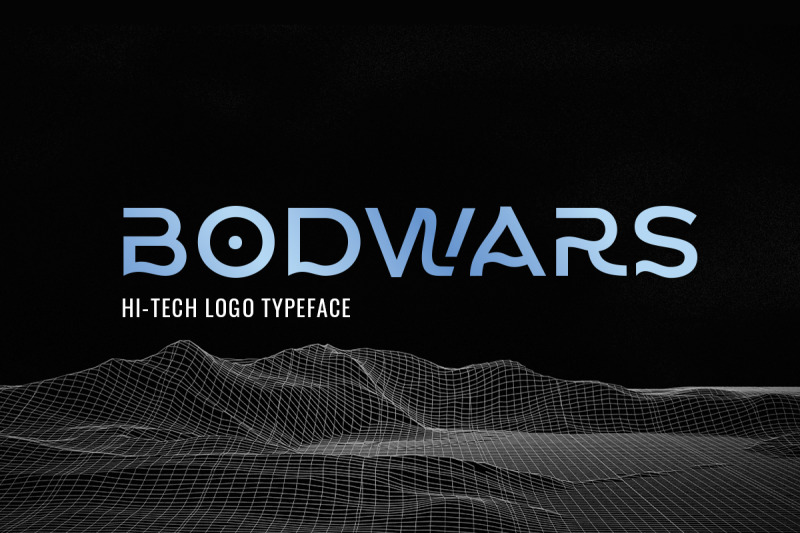 bodwars-hi-tech-logo-typeface