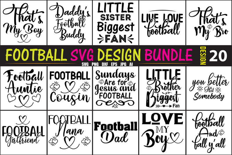 football-svg-bundle