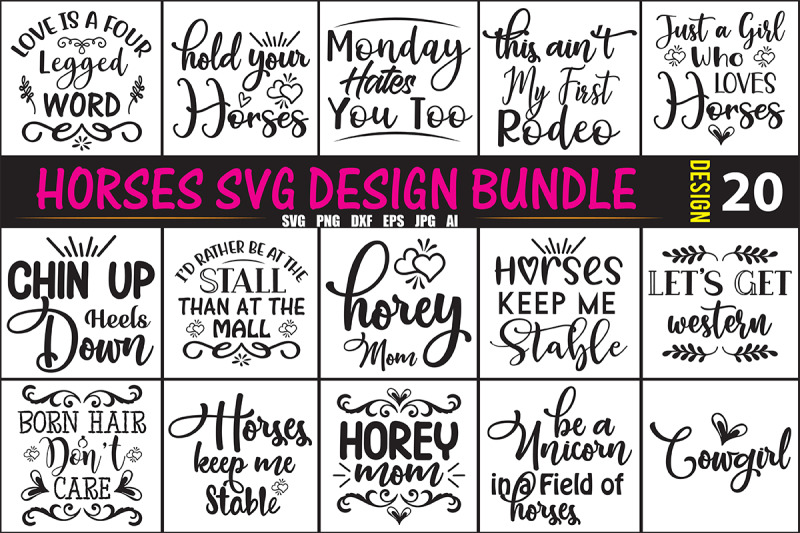 horse-svg-bundle