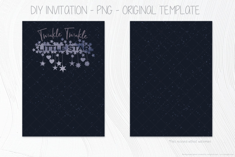 twinkle-star-blue-invitation-template