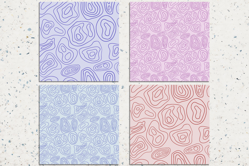 topographic-map-seamless-patterns