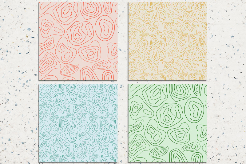 topographic-map-seamless-patterns