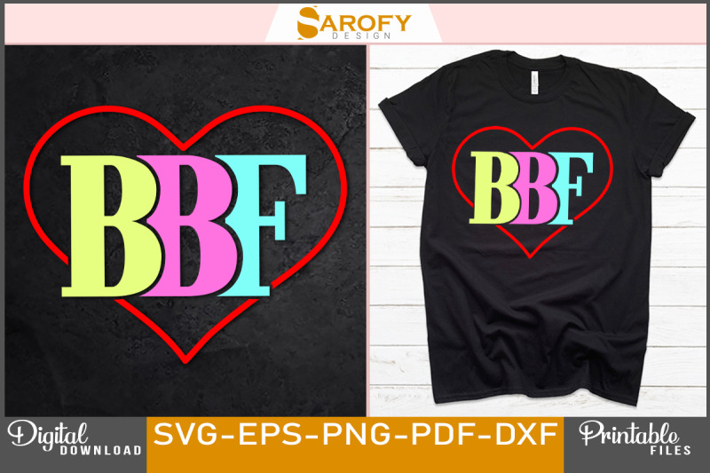bbf-best-friend-day-t-shirt-design-svg