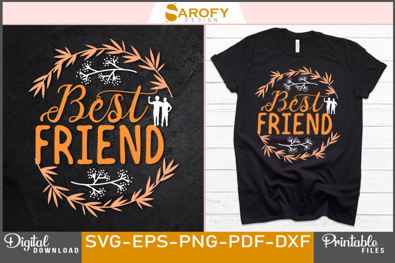 best-friend-friendship-day-t-shirt-design