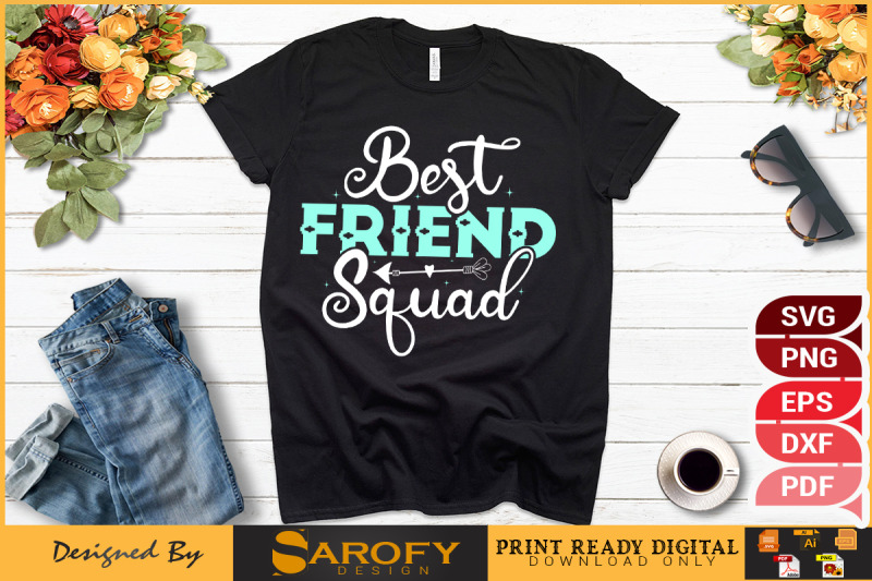 best-friend-squad-friendship-t-shirt-design-svg