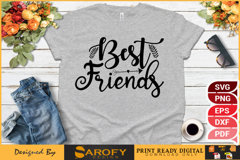 friendship-day-t-shirt-deign-svg-eps