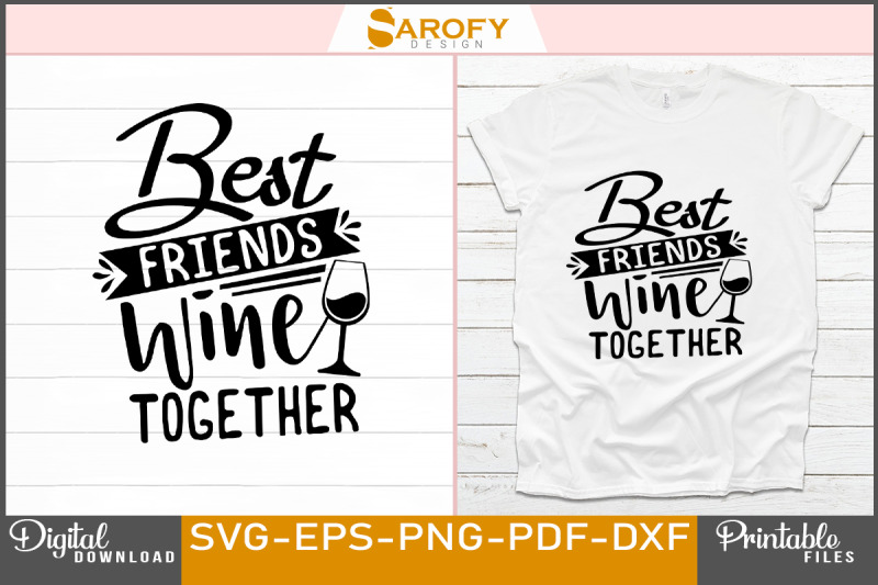 best-friends-and-wine-lovers-design-svg