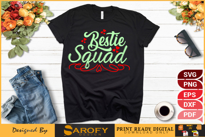 bestie-squad-friendship-day-design-shirt