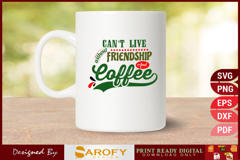 friendship-and-coffee-lovers-t-shirt-deign-svg-eps
