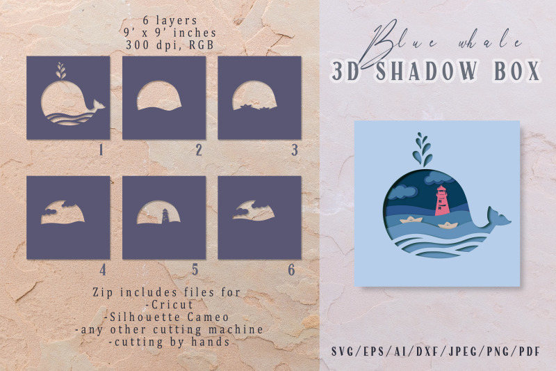 ocean-shadow-box-svg-paper-light-box-cutting-files