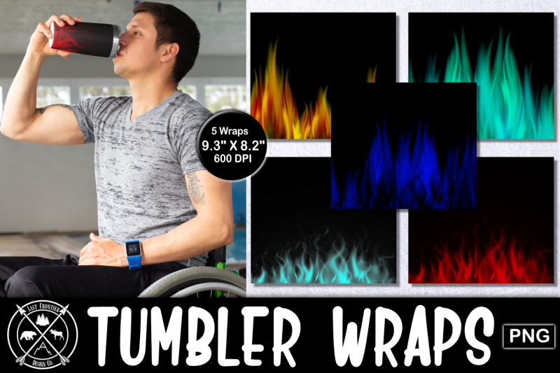 fire-skinny-tumbler-wrap-sublimation-bundle-tumbler