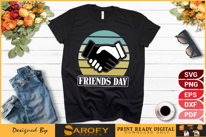 best-friend-t-shirt-design-for-friendship-day