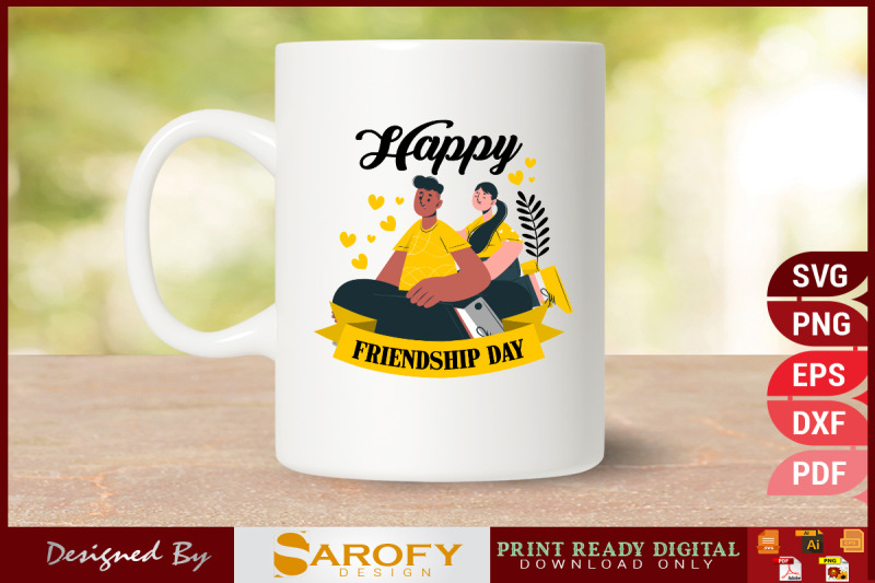 happy-friendship-day-t-shirt-design-svg