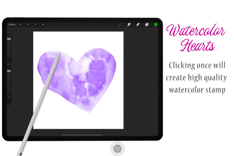 procreate-stamps-watercolor-heart-procreate-brushes-procreate-valent