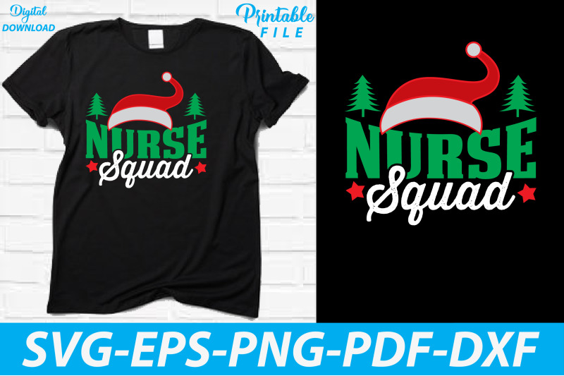 nurse-squad-christmas-t-shirt-design