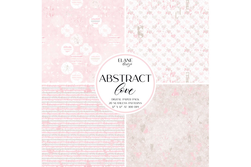 abstract-love-digital-paper-pack