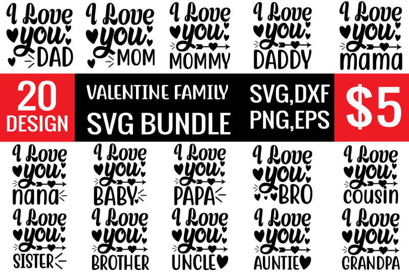 valentine-family-svg-bundle