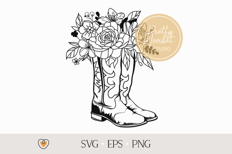 cowboy-boots-with-flowers-svg-cowgirl-svg-western-svg-png-files