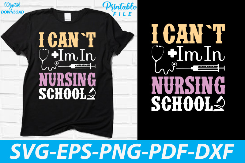 nursing-t-shirt-sublimation-nurse-school