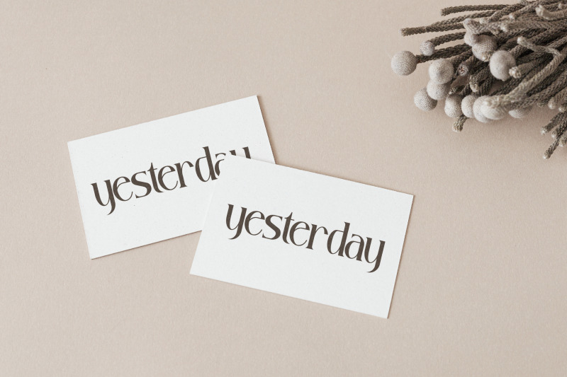 yesterday-typeface