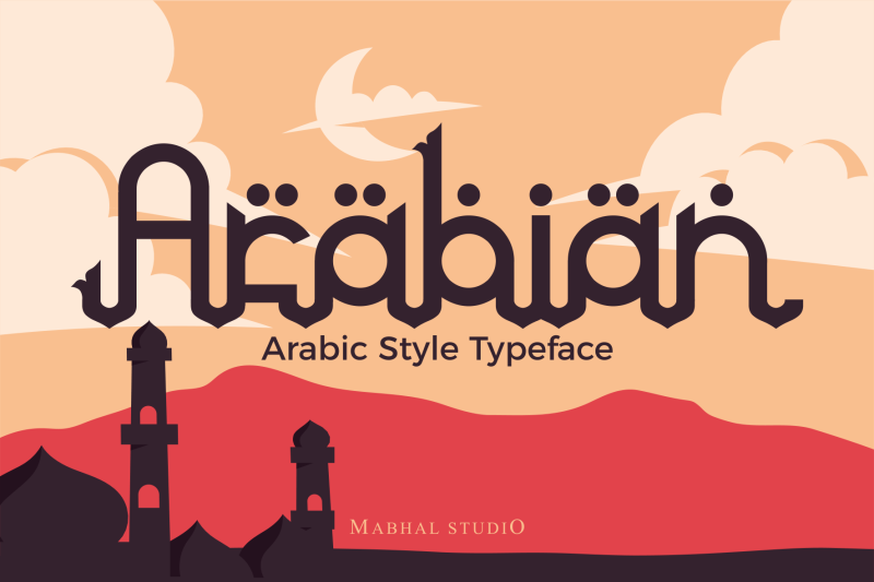 arabian-arabic-style-font