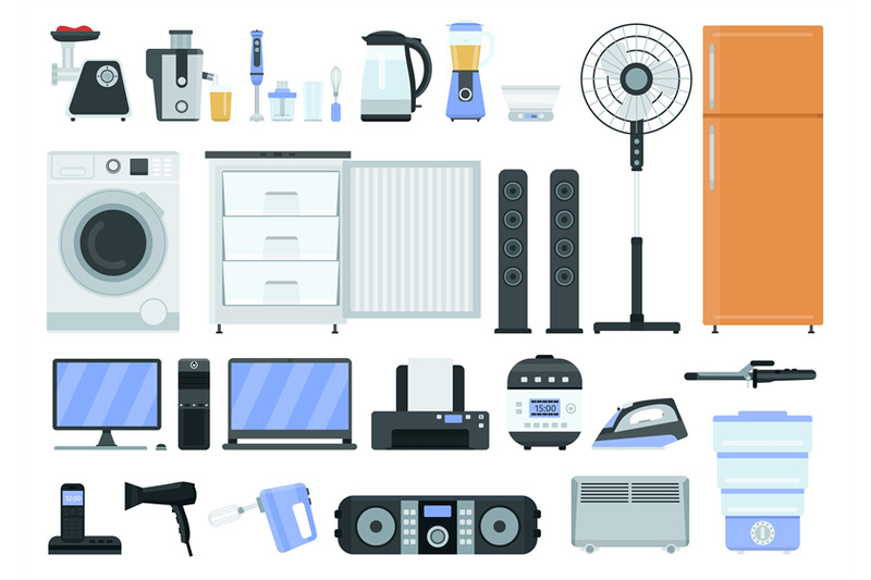 flat-household-electric-appliances-technology-shop-icons-fridge-coo