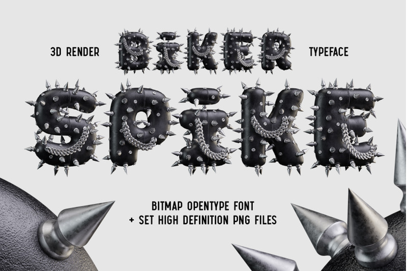 biker-spike-bitmap-font