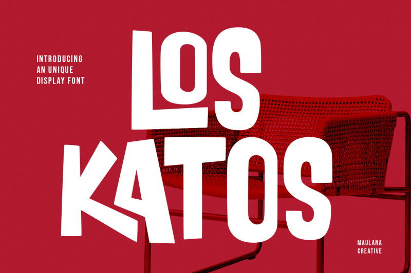 loskatos-unique-display-font