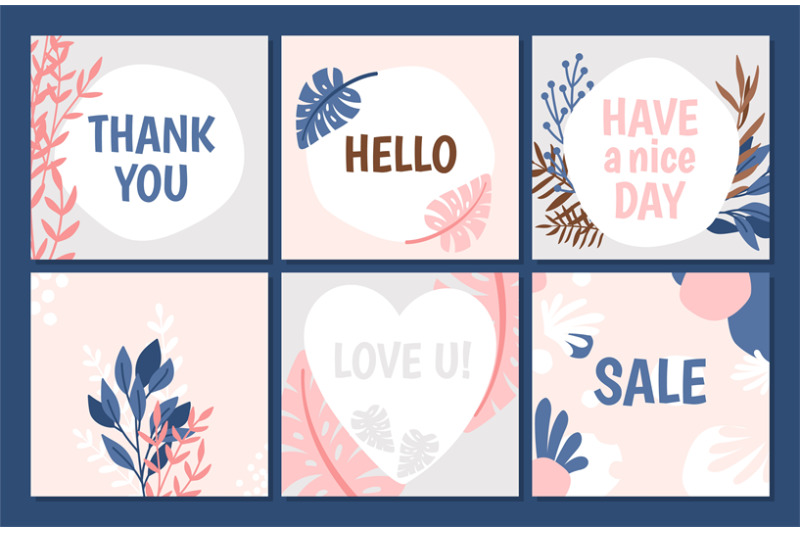 floral-trendy-cards-template