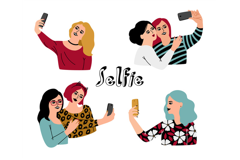 cartoon-selfie-set