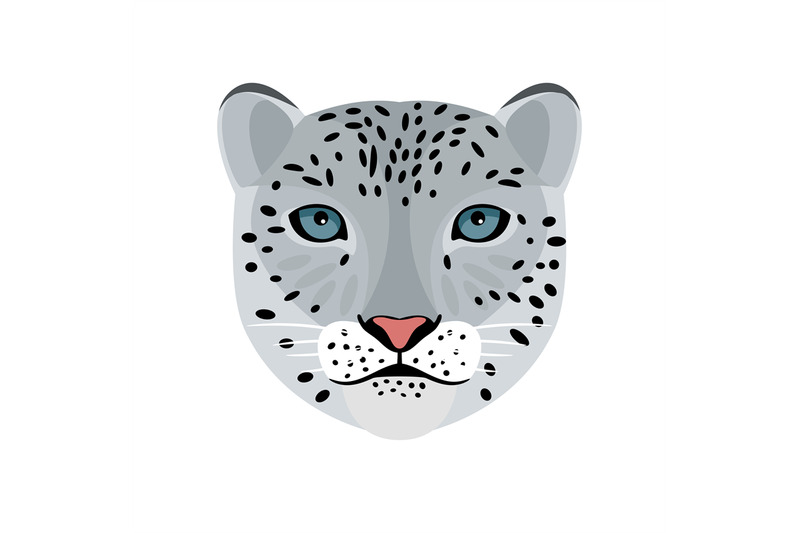 snow-leopard-head