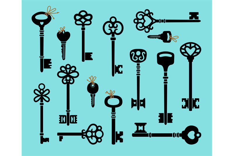 cartoon-antique-keys