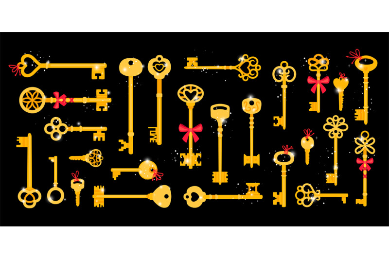 golden-keys-on-black-background