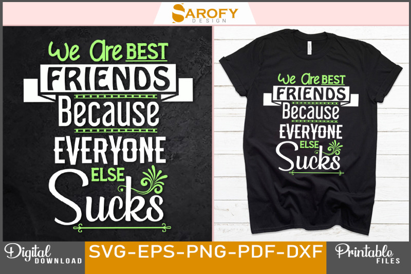 we-are-best-friends-because-t-shirt-svg