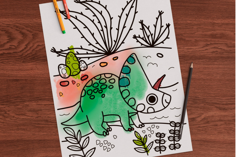 dinosaur-coloring-pages