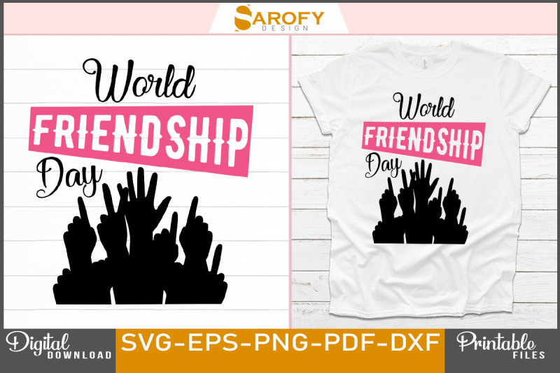 world-friendship-day-t-shirt-design