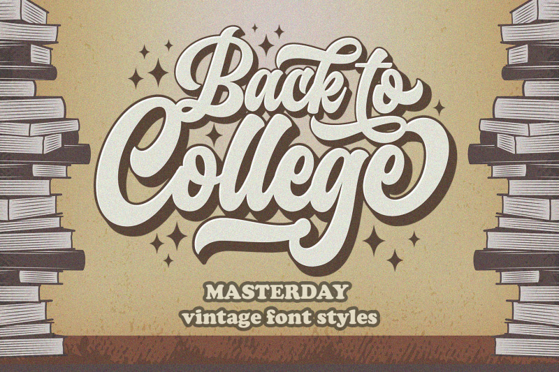 masterday-vintage-retro-font