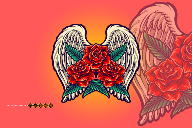 red-rose-blooms-with-angel-wings