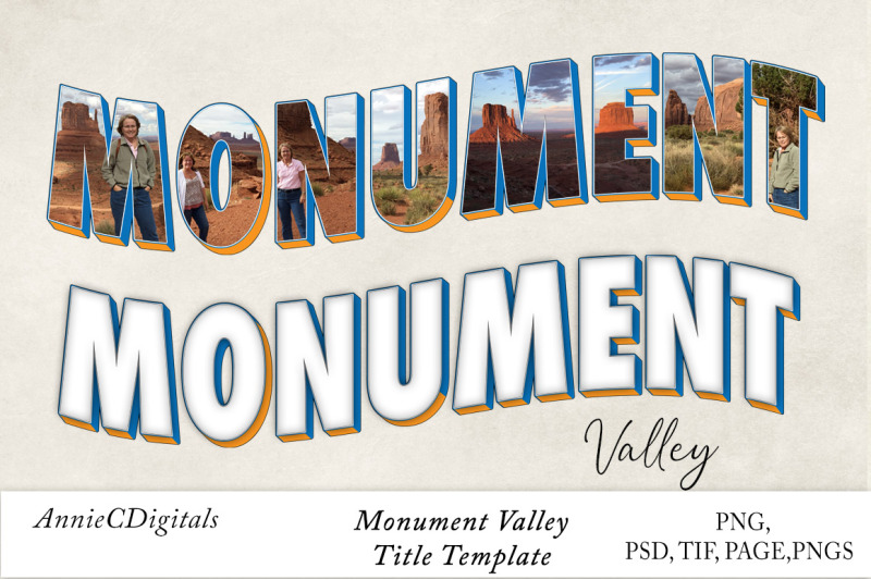 monument-valley-3d-photo-title-template