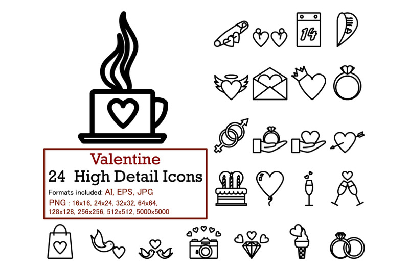 valentine-icon-set