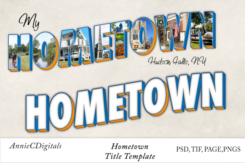 hometown-photo-title-template