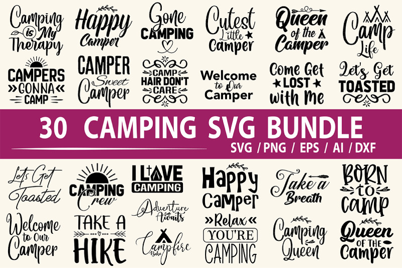 camping-svg-bundle