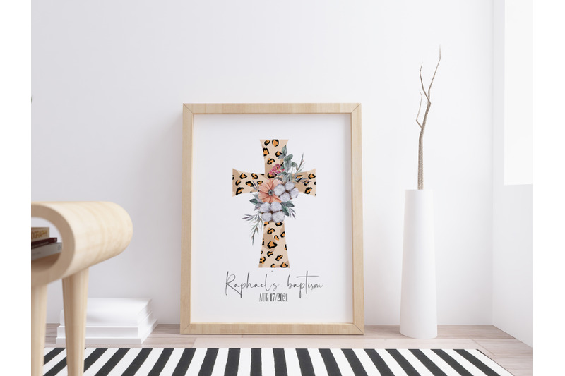 leopard-cross-png-easter-watercolor-floral-crosses-clipart