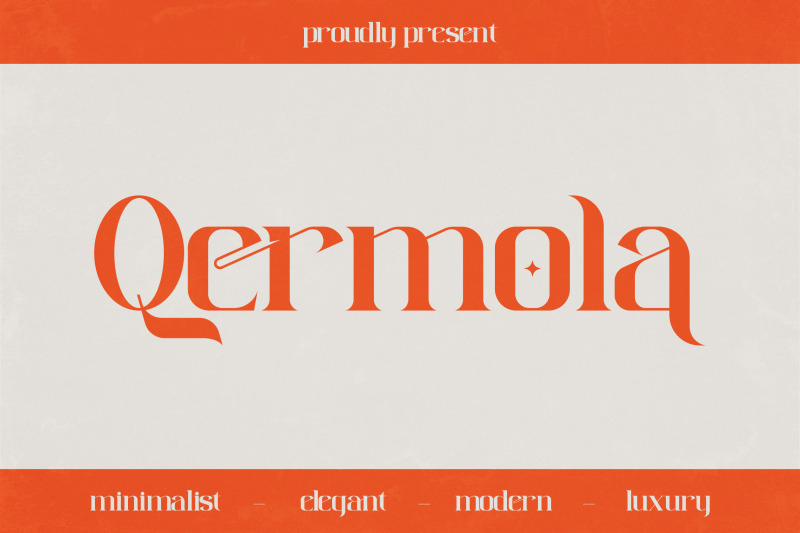 qermola-typeface