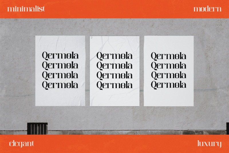 qermola-typeface