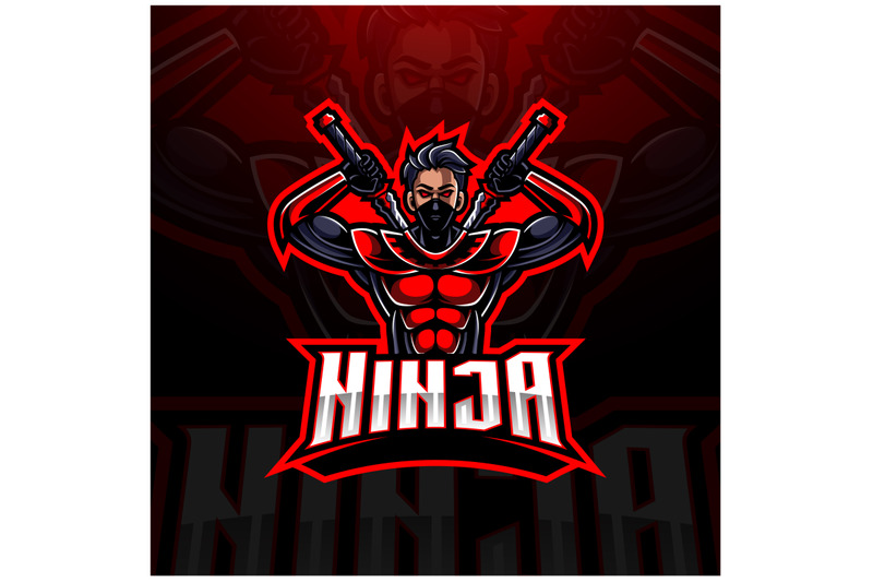 ninja-esport-mascot-logo