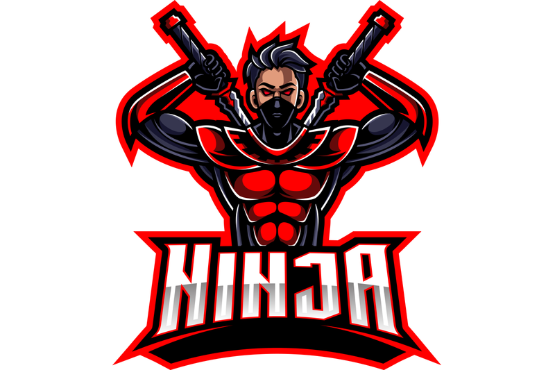 ninja-esport-mascot-logo