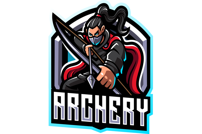 archery-esport-mascot-logo