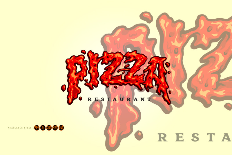 text-pizza-fast-food-restaurant-logo