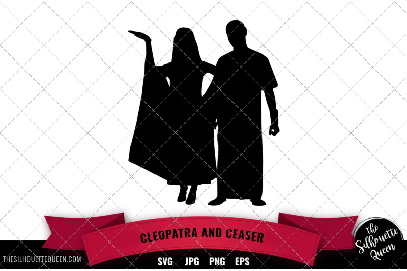 cleopatra-and-ceaser-svg-file-svg-cut-file-silhouette-studio